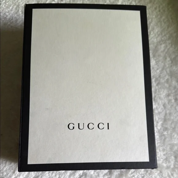 Gucci Black and Gold Belt with Double G Design